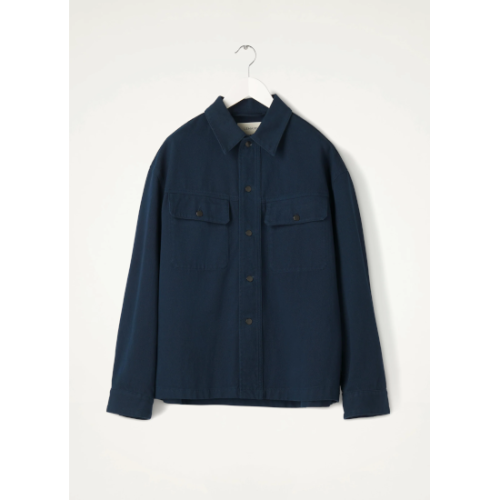 LEMAIRE 【ルメール】 TRUCKER OVERSHIRT MIDNIGHT INK (OW1030 LD1002)