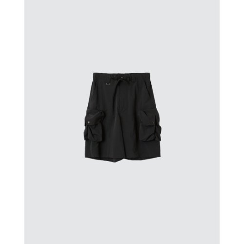 yoke 【ヨーク】 Multi pockets utility shorts BLACK (YK24SS0653P)