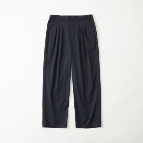 white mountaineering ڥۥ磻ȥޥƥ˥󥰡 SOLOTEX 3 TUCK PANTS NAVY (WM2471408)