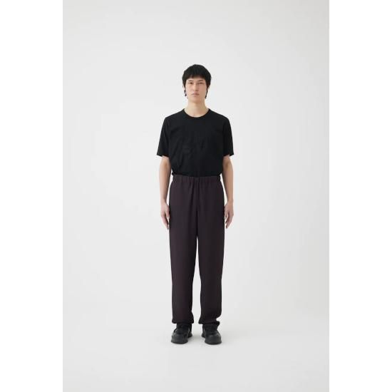 OVERCOAT Rayon Tricotine Trouser 2 ブラック OVERCOAT Rayon Tricotine Trouser 2 ブラック