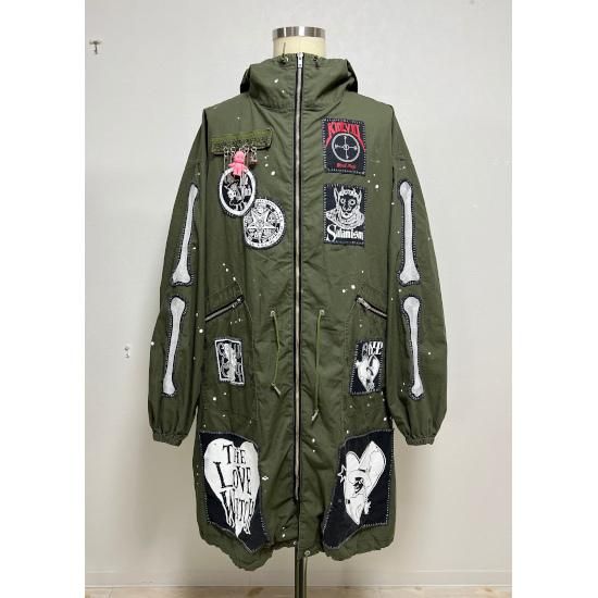 KIDILL 【キディル】 MOHAWK PATCH MODS COAT (KL792) KIDILL 【キディル】 MOHAWK PATCH MODS COAT (KL792)