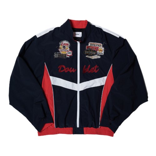 doublet ڥ֥åȡ  A.I. PATCHES EMBRIDERY TRACK JACKET BLACK/RED (24SS06BL183 )