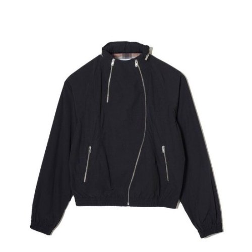 SUGARHILLڥ奬ҥ Nylon Zip Hooded Jacket Black (2441000206)