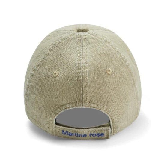 Martine Rose 【マーティンローズ】CUT PEAK CAP in CREAM Martine Rose 【マーティンローズ】CUT PEAK CAP in CREAM