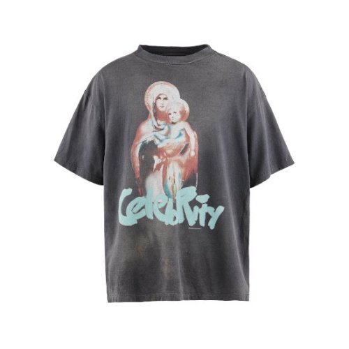 SAINT Mxxxxxx ڥ ޥ SA_SS TEE/CELEBRITY/BLACK (SM-YS8-0000-C39)