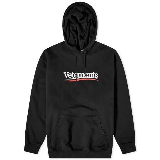 VETEMENTS 【ヴェトモン】 CAMPAIGN LOGO HOODIE (UE64HD440B) VETEMENTS 【ヴェトモン】 CAMPAIGN LOGO HOODIE (UE64HD440B)