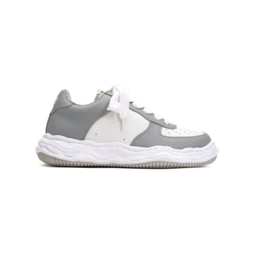 Maison MIHARA YASUHIRO ڥ᥾ߥϥ䥹ҥWAYNE original sole leather Low-Top sneaker GRY/WHT (A08FW706) 