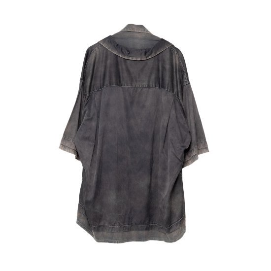 Maison MIHARA YASUHIRO 【メゾンミハラヤスヒロ】 Double Layered Half-sleeve Shirt  BLACK(A12SH071)