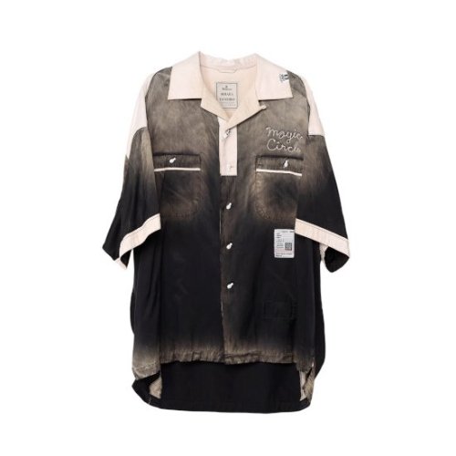 Maison MIHARA YASUHIRO ڥ᥾ߥϥ䥹ҥ Bowling Half-sleeve Shirt BLACK(J12SH071) 