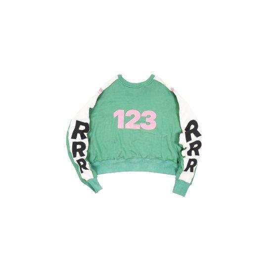 RRR123【アールアールアールワンツースリー】AGAPE CREWNECK RRR123【アールアールアールワンツースリー】AGAPE CREWNECK