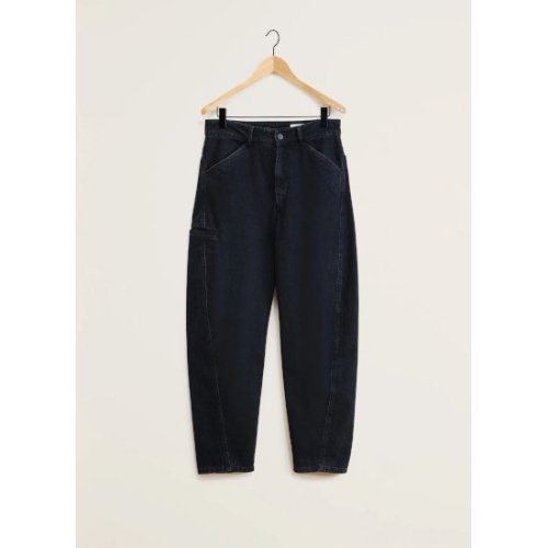 LEMAIRE ڥ᡼ TWISTED WORKWEAR PANTS BLEACHED BLACK (PA1102 LD1024)