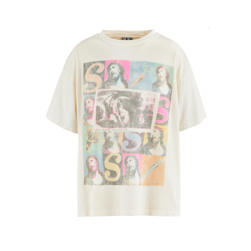 SAINT Mxxxxxx ڥ ޥ SW SS TEE VEGES WHITE (SM-YS8-0000-C15)