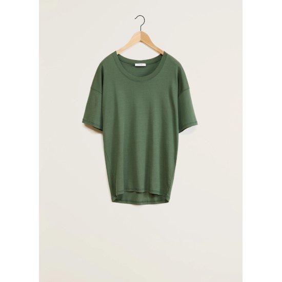 LEMAIRE 【ルメール】RIB T-SHIRT SMOKY GREEN( TO1146 LJ1016)