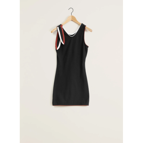 LEMAIRE ڥ᡼TANK TOP WITH BINDINGS BLACK (TO1169 LJ1010)