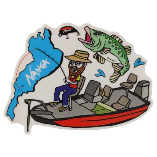 NANGA ڥʥ󥬡 NANGAUSHIODA HIROAKI STICKER / ʥ󥬡ߥҥ ƥå FISHING (24NA2454-3G502-Z)
