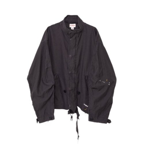KAMIYA ڥߥ Cut-off Mods Coat BLACK (G12JK014)