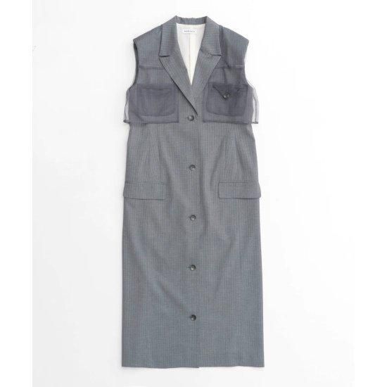 【絶品】 【メゾンスペシャル】 SPECIAL MAISON Tailored One-piece Gilet ワンピース