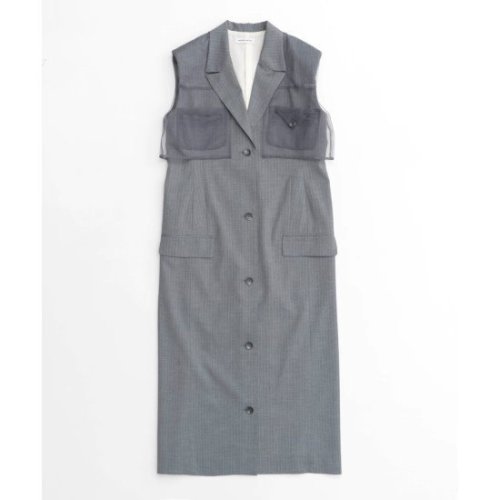 MAISON SPECIAL ڥ᥾󥹥ڥ Tailored Gilet One-piece Dress GRAY (21241265804)