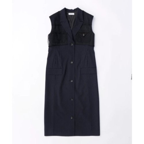 MAISON SPECIAL ڥ᥾󥹥ڥ Tailored Gilet One-piece Dress NAVY (21241265804)