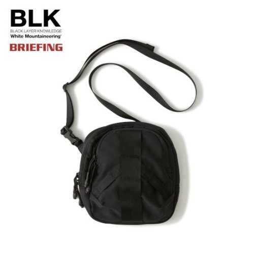 white mountaineeringBRIEFING ڥۥ磻ȥޥƥ˥󥰡ߥ֥꡼ե󥰡 SHOULDER BAG BLACK (BK247803)