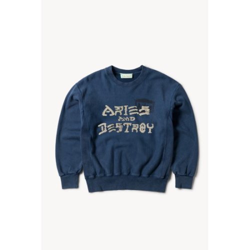 ARIES ڥ꡼ Aries andDestroy Diamante Sweatshirt NAVY(SUAR20004)