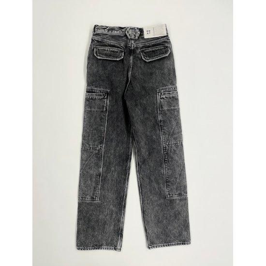 国内初の直営店 OUAT 【オーユーエーティー】 (009016PT) JEANS CARGO BLACK パンツ