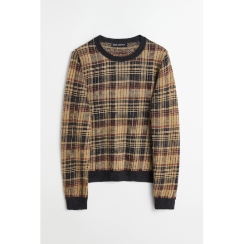 OUR LEGACY ڥ쥬FORMAL ROUNDNECK Gold Geezer Check (M2243FRG)