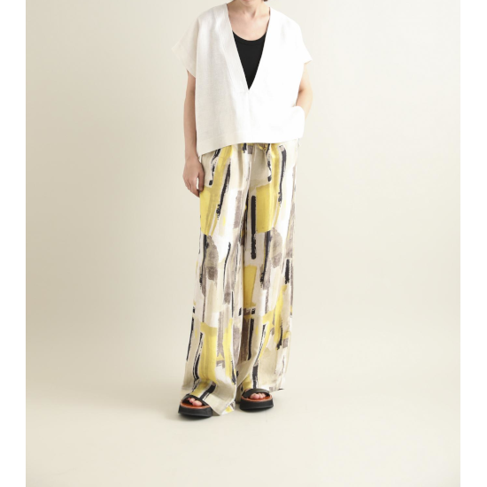 新品♡SACRA♡BLURRED fFLORA PANTS グリーン　36 新品♡SACRA♡BLURRED fFLORA PANTS グリーン 36 BLURRED FLORA