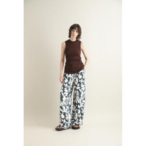 SACRAڥ LONG STAPLE COTTON RIB TOP 180/BROWN(124233081) 