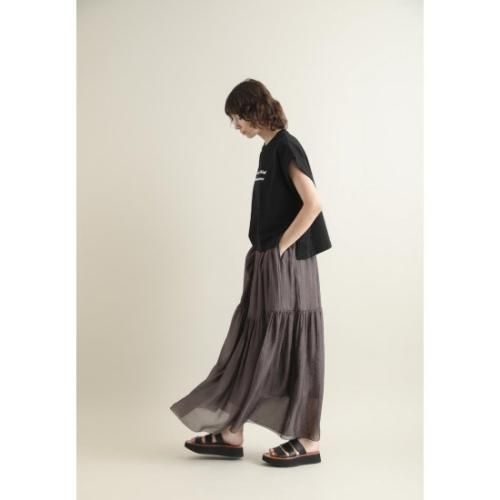 SACRAڥ FOLDED LINE LOGO TOP 990/BLACK(124242091)