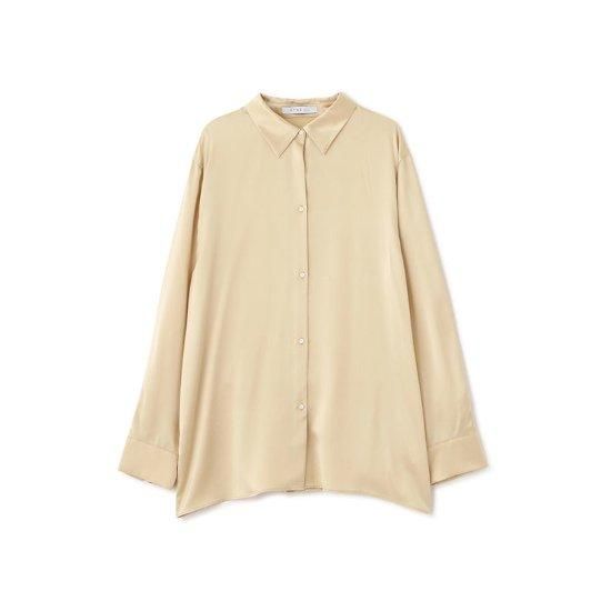 ETRE 【エトレ】ボックスシルエットシルクシャツ BEIGE (1224210072-0)
