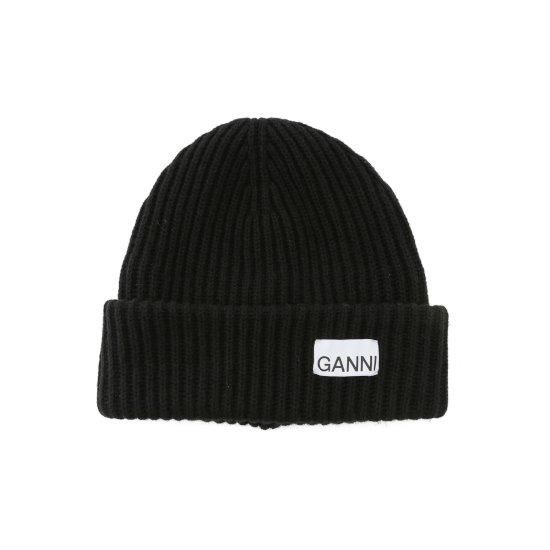 GANNI【ガニー】Structured Rib Beanie(A4429)