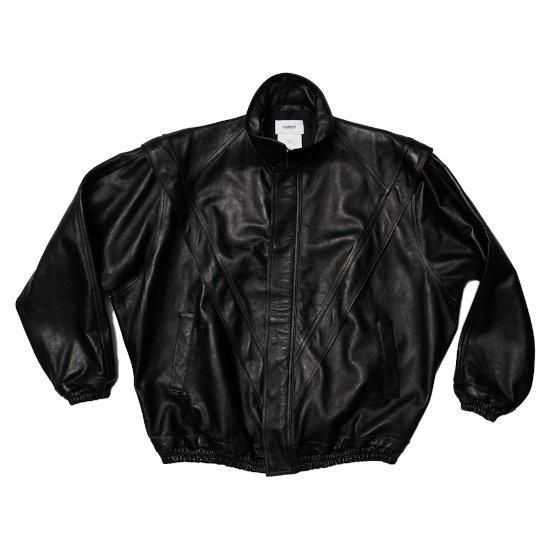 doublet 【ダブレット】 LEATHER TRACK JACKET BLACK (24AW04BL190 ) doublet 【ダブレット】 LEATHER TRACK JACKET BLACK (24AW04BL190 )
