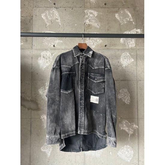 トップス MIHARA YASUHIRO corduroy S/S shirt Maison MIHARA YASUHIRO 【メゾンミハラヤスヒロ】 AGED