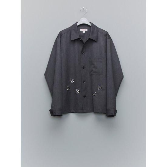 MASU 【エムエーエスユー】 STUDZ SHIRT GRAY (MPFW-SH0124) MASU 【エムエーエスユー】 STUDZ SHIRT GRAY (MPFW-SH0124)