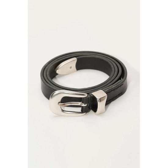 OUR LEGACY ڥ쥬 BELT 2 CM BLACK (A2208BBLA)