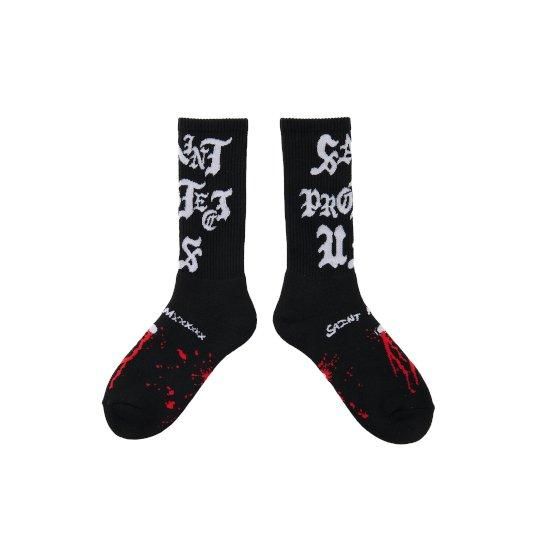 SAINT Mxxxxxx 【セント マイケル】 SOCKS/SAINT PROTECT/BLACK