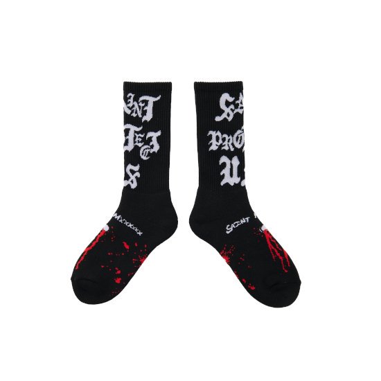 SAINT Mxxxxxx ڥ ޥ SOCKS/SAINT PROTECT/BLACK(SM-YS1-0000-104)