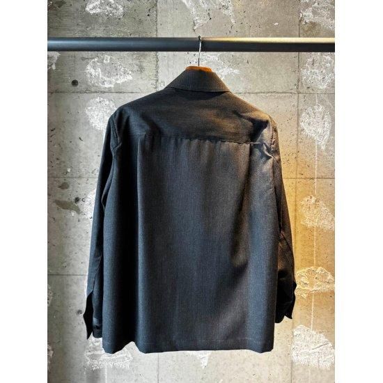 yoke 【ヨーク】FRONT ZIP SHIRT BLOUSON CHARCOAL (YK24FW0741B) yoke 【ヨーク】FRONT ZIP SHIRT BLOUSON CHARCOAL (YK24FW0741B)