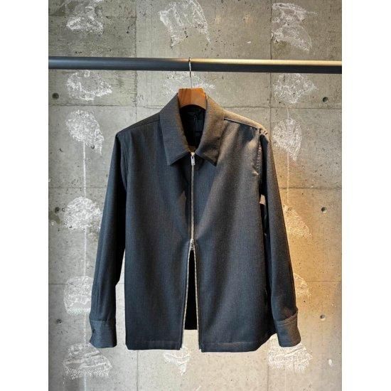 yoke 【ヨーク】FRONT ZIP SHIRT BLOUSON CHARCOAL (YK24FW0741B) yoke 【ヨーク】FRONT ZIP SHIRT BLOUSON CHARCOAL (YK24FW0741B)