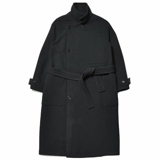 Black Wrap Coat | LEMAIRE