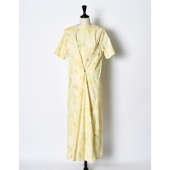 RUMCHE ڥࡦCrystal Flower Paint Dress / yellow (R24S10303-21)