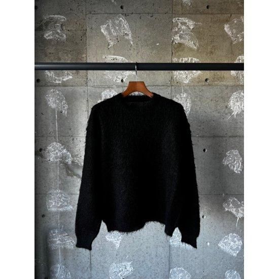 yoke 【ヨーク】BRUSHED MOHAIR SWEATER BLACK(24FW0840S) yoke 【ヨーク】BRUSHED MOHAIR SWEATER BLACK(24FW0840S)
