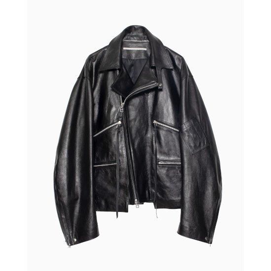 Tamme ڥ LEATHER MK3 JACKET BLACK (24A0200)