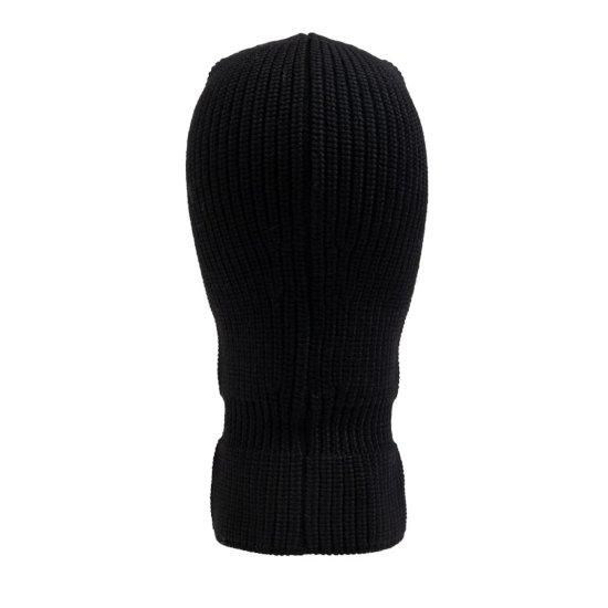 ヴェトモン 24AW UA65HA100B ブラックアウトロゴニットキャップ