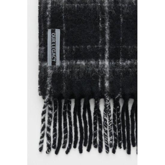 小物 our legacy scarf Our Legacy - Past Scarf Black Destructive Gingham