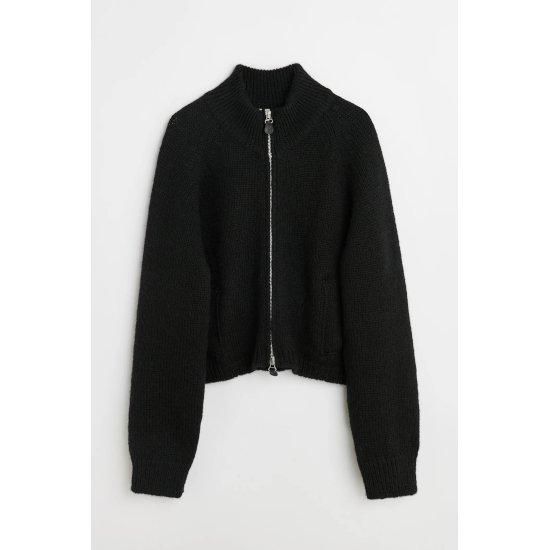 OUR LEGACY 【アワーレガシー】 ULTRA ZIP FUNNEL Jet Black OUR LEGACY 【アワーレガシー】 ULTRA ZIP FUNNEL Jet Black
