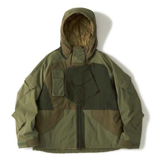 white mountaineering ڥۥ磻ȥޥƥ˥󥰡WMNEXUS VII. ASYMMETRY JACKET KHAKI (WM2473201) 