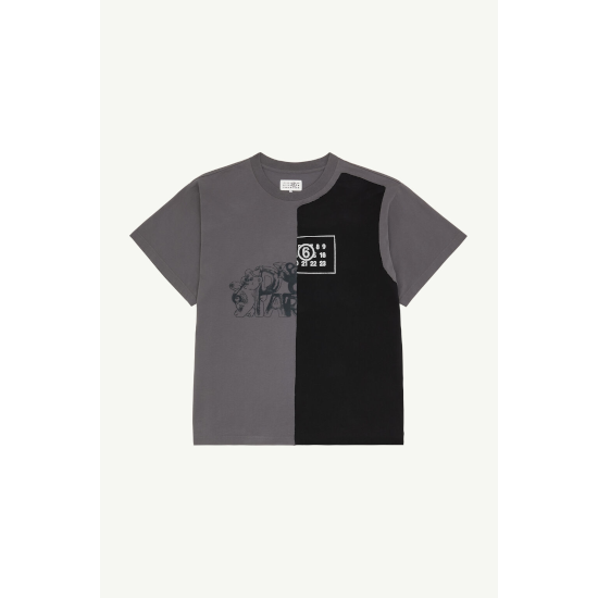 MM6 【エムエムシックス】 スプライス コットンジャージー T MM6 【エムエムシックス】 スプライス コットンジャージー T