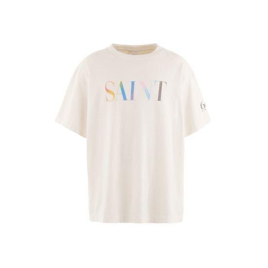 SAINT Mxxxxxx 【セント マイケル】 SS TEE/RAINBOW SAINT/WHT